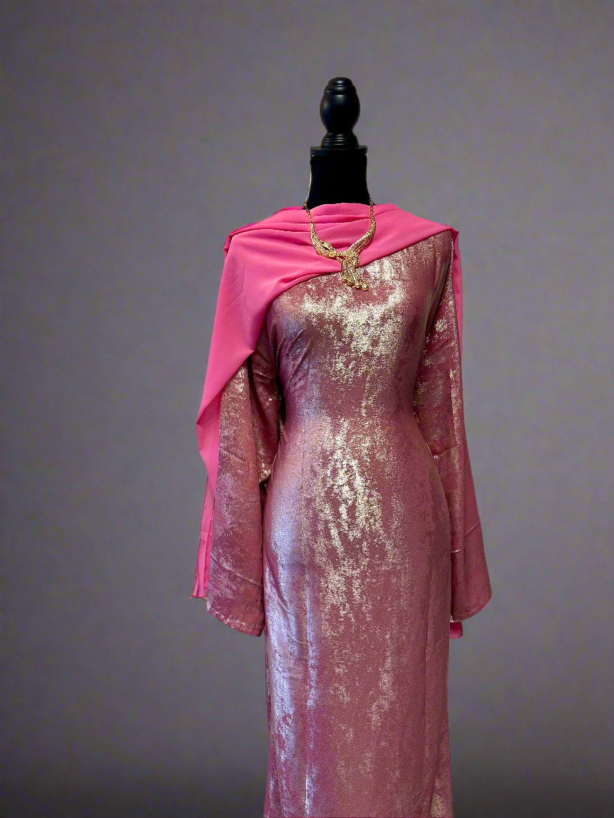 metallic dresses