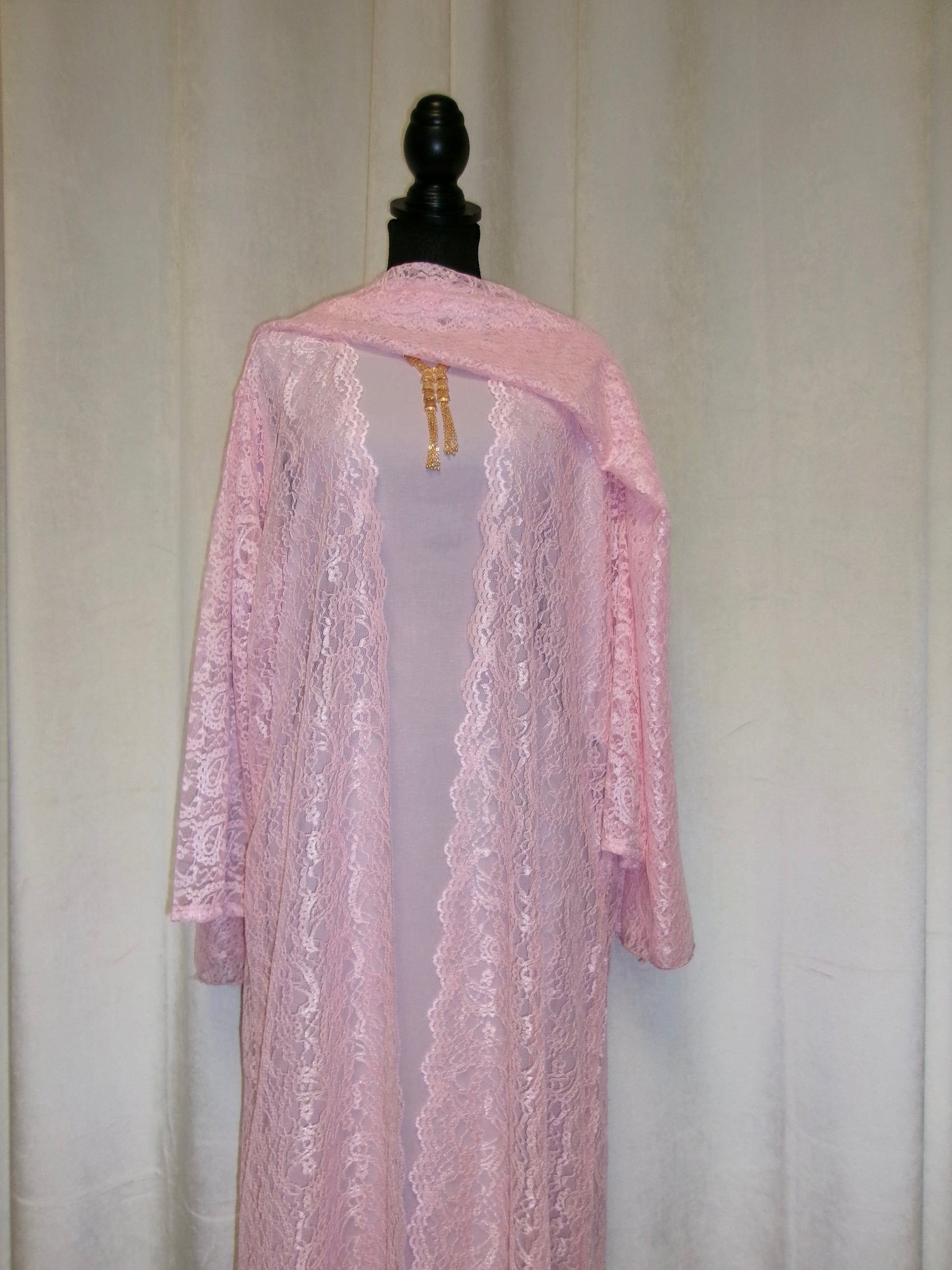 Lace abaya