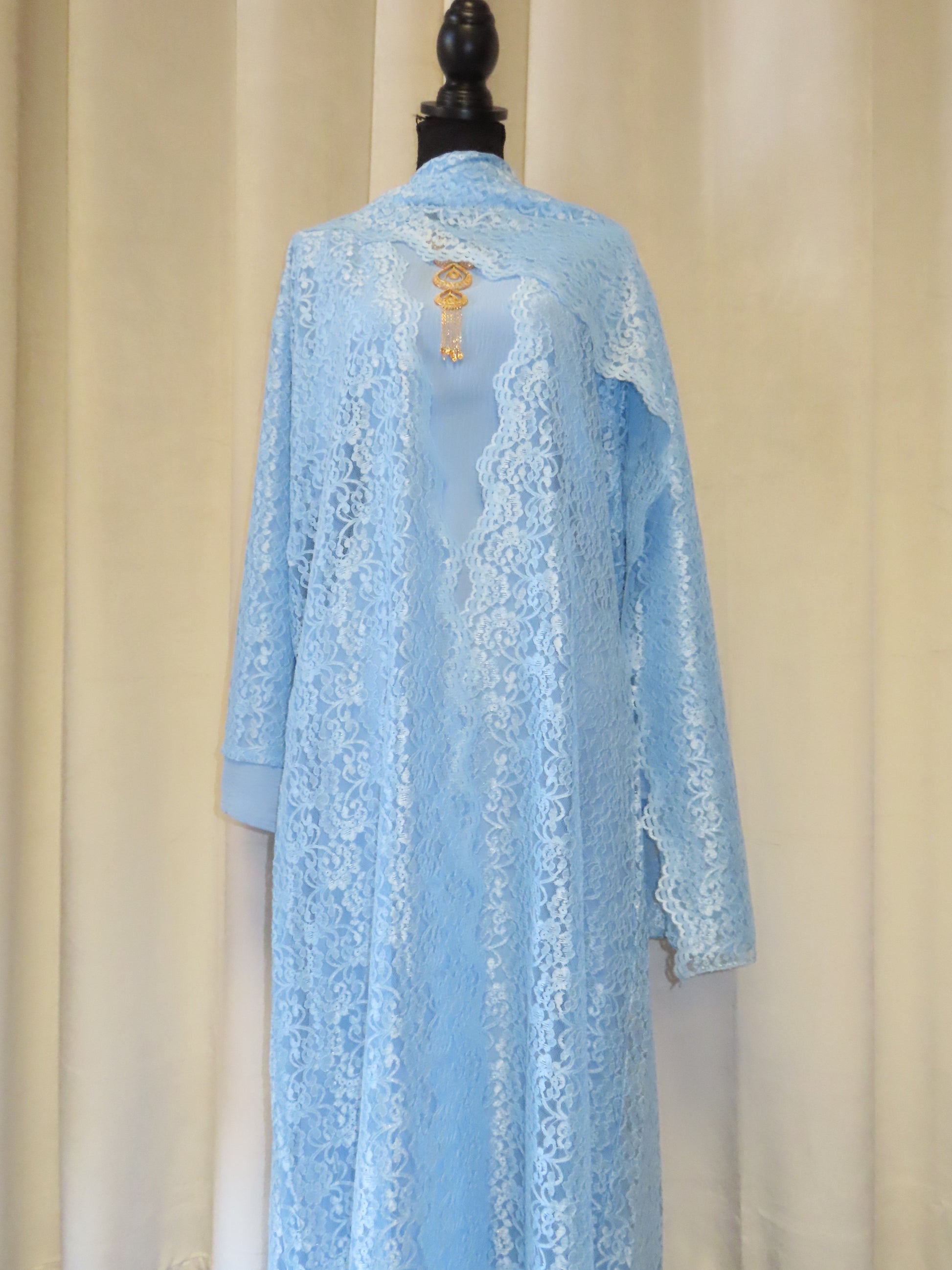 Lace abaya