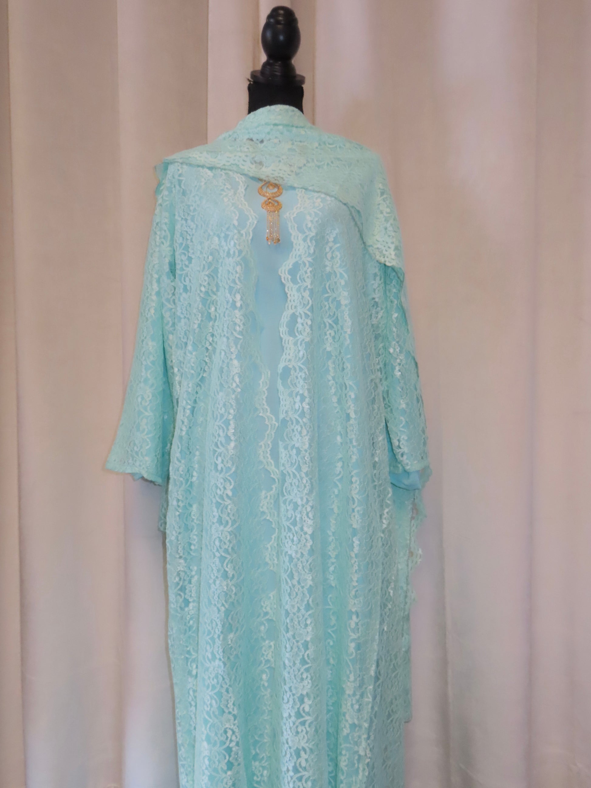 Lace abaya