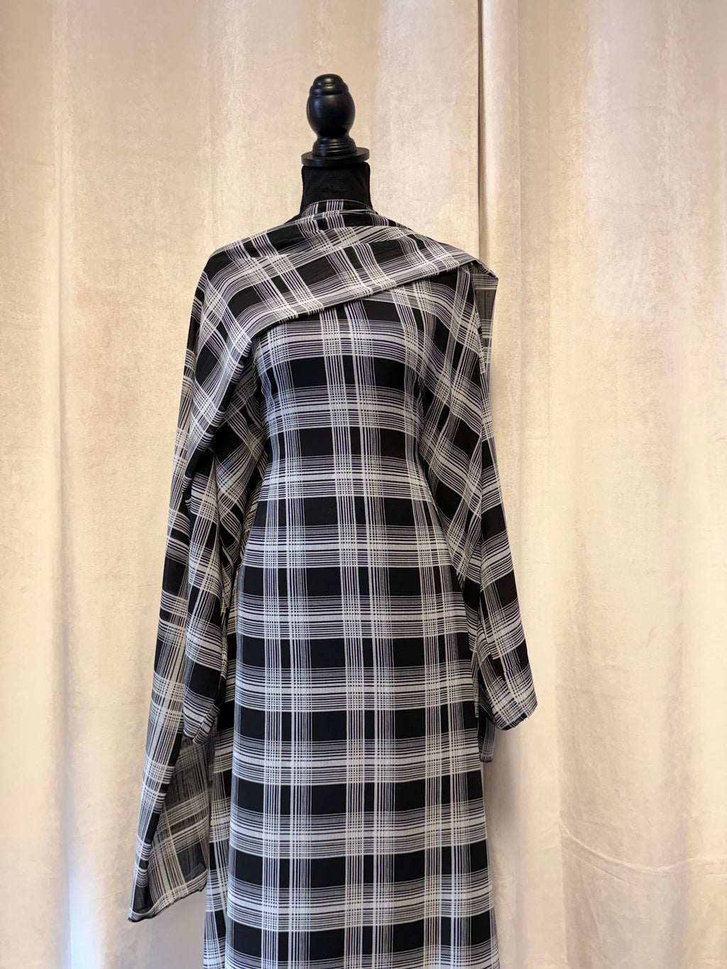 Plaid chiffon