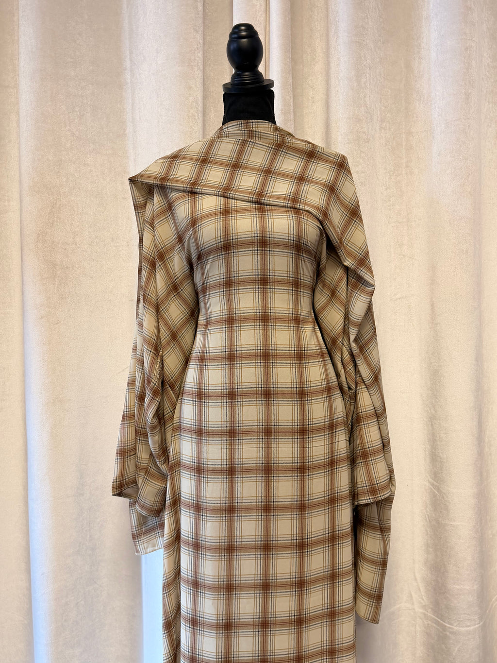 Plaid chiffon