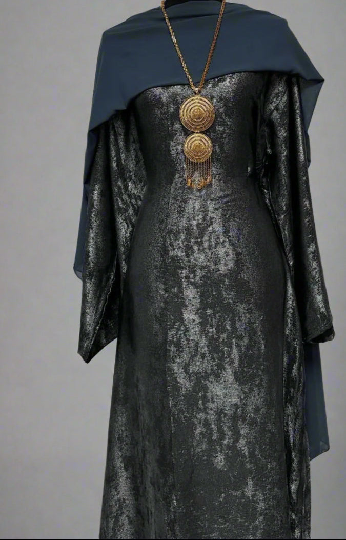 metallic dresses