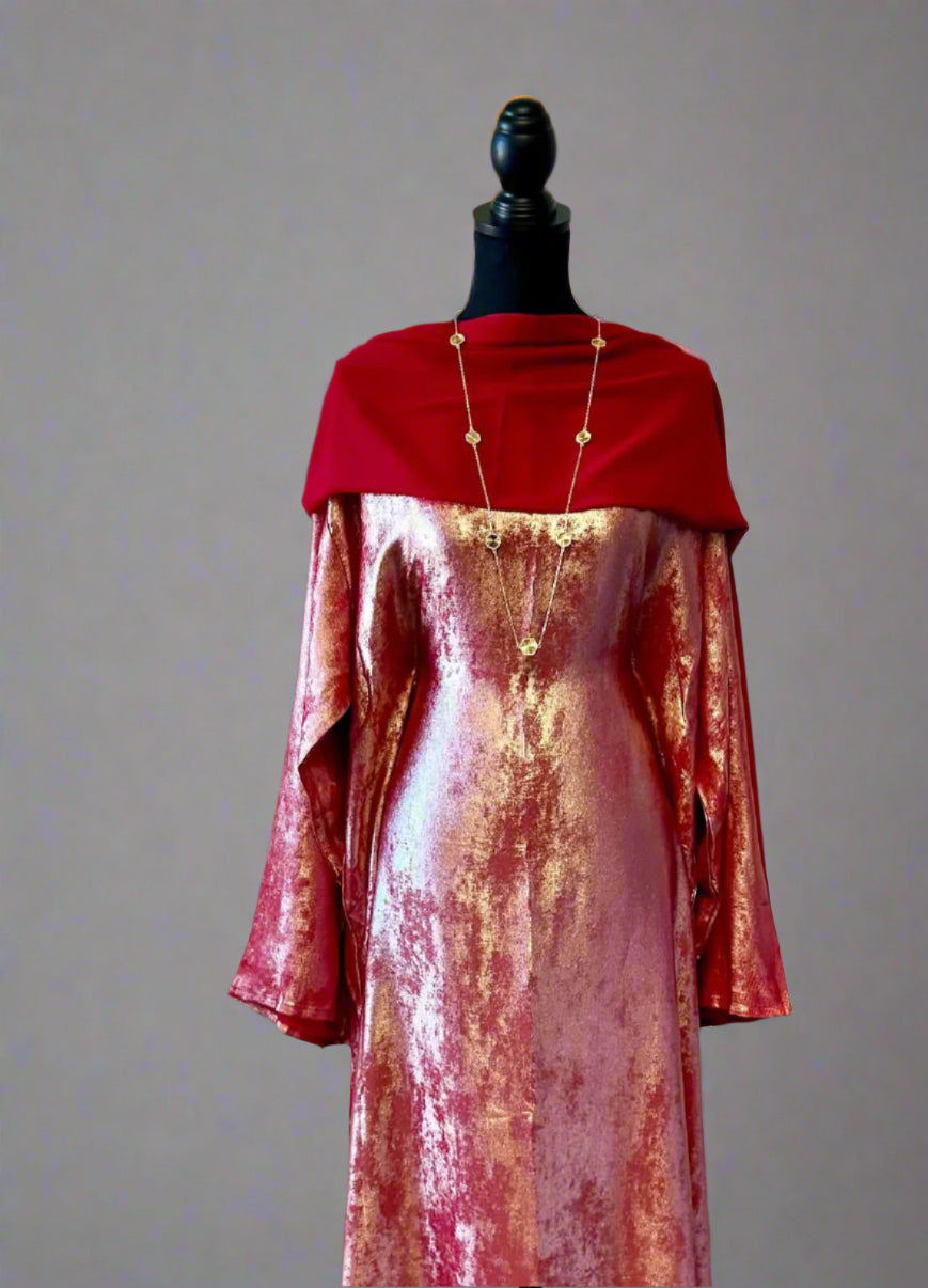 metallic dresses