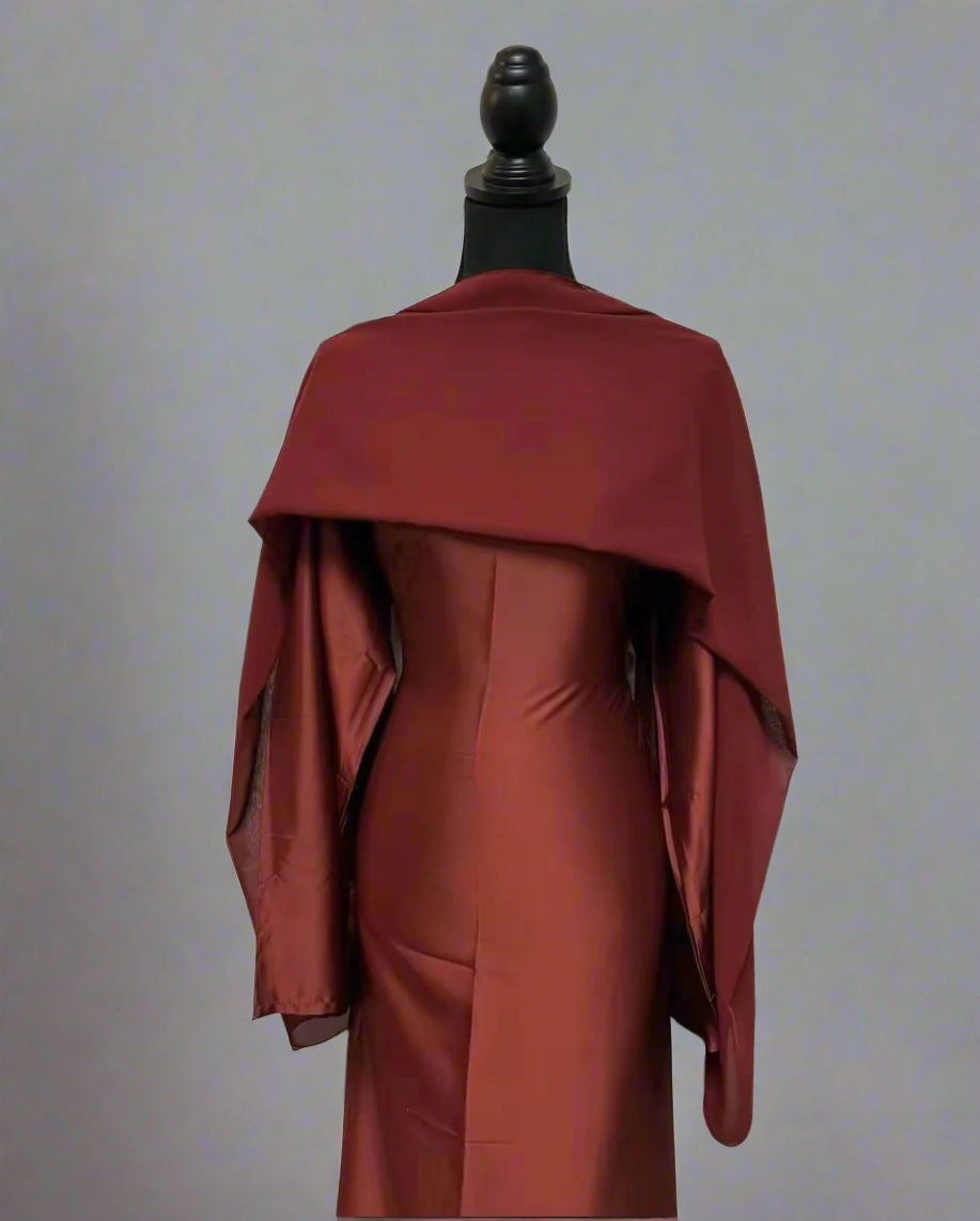 silk-satin dress