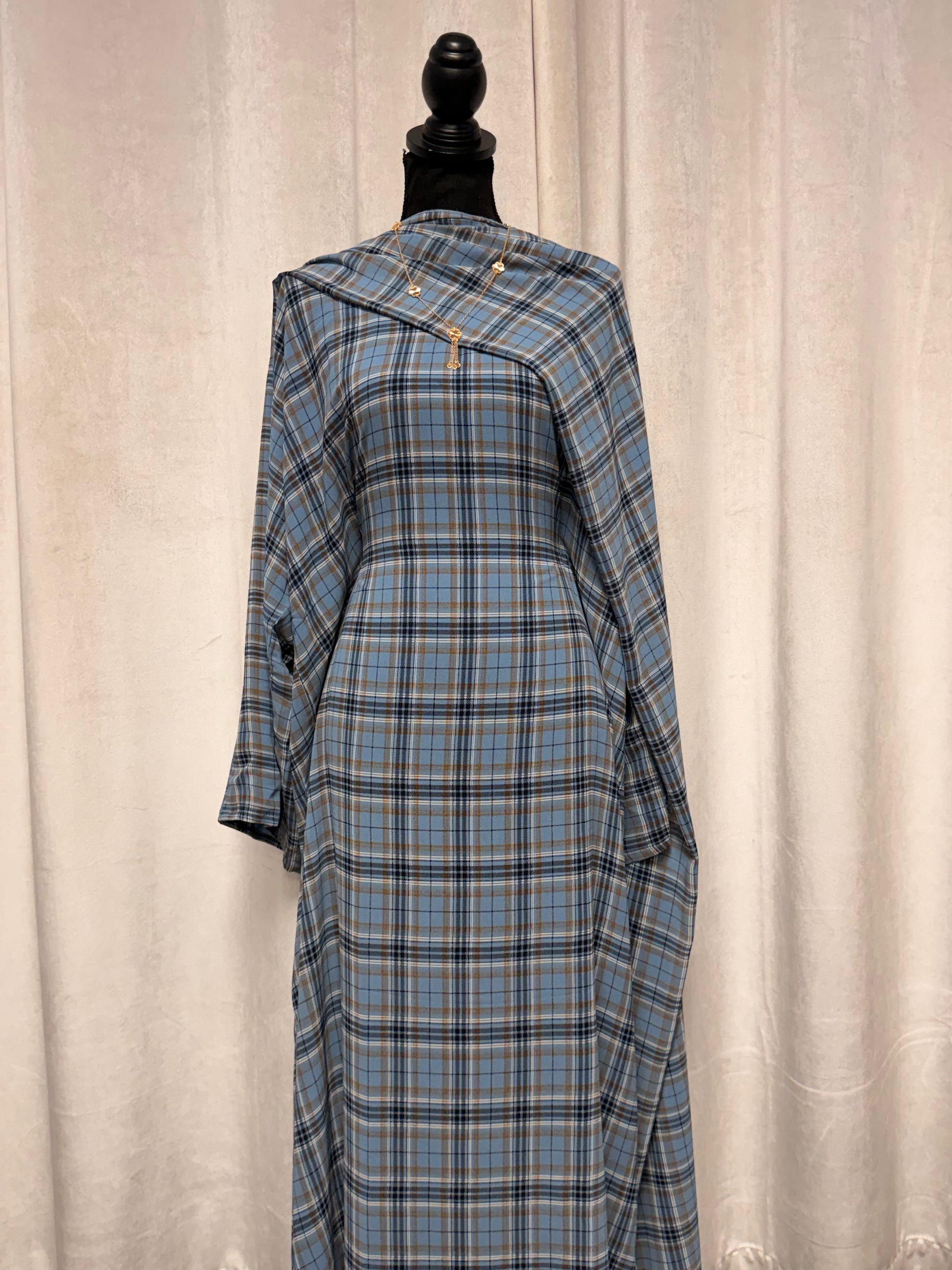 Plaid chiffon