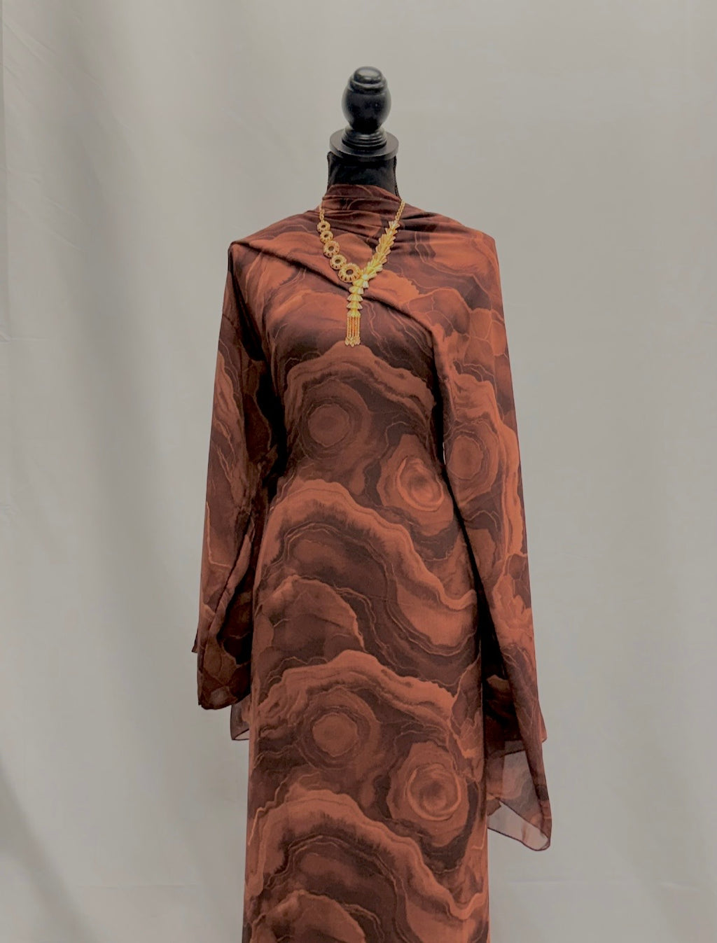 Printed chiffon Dresses