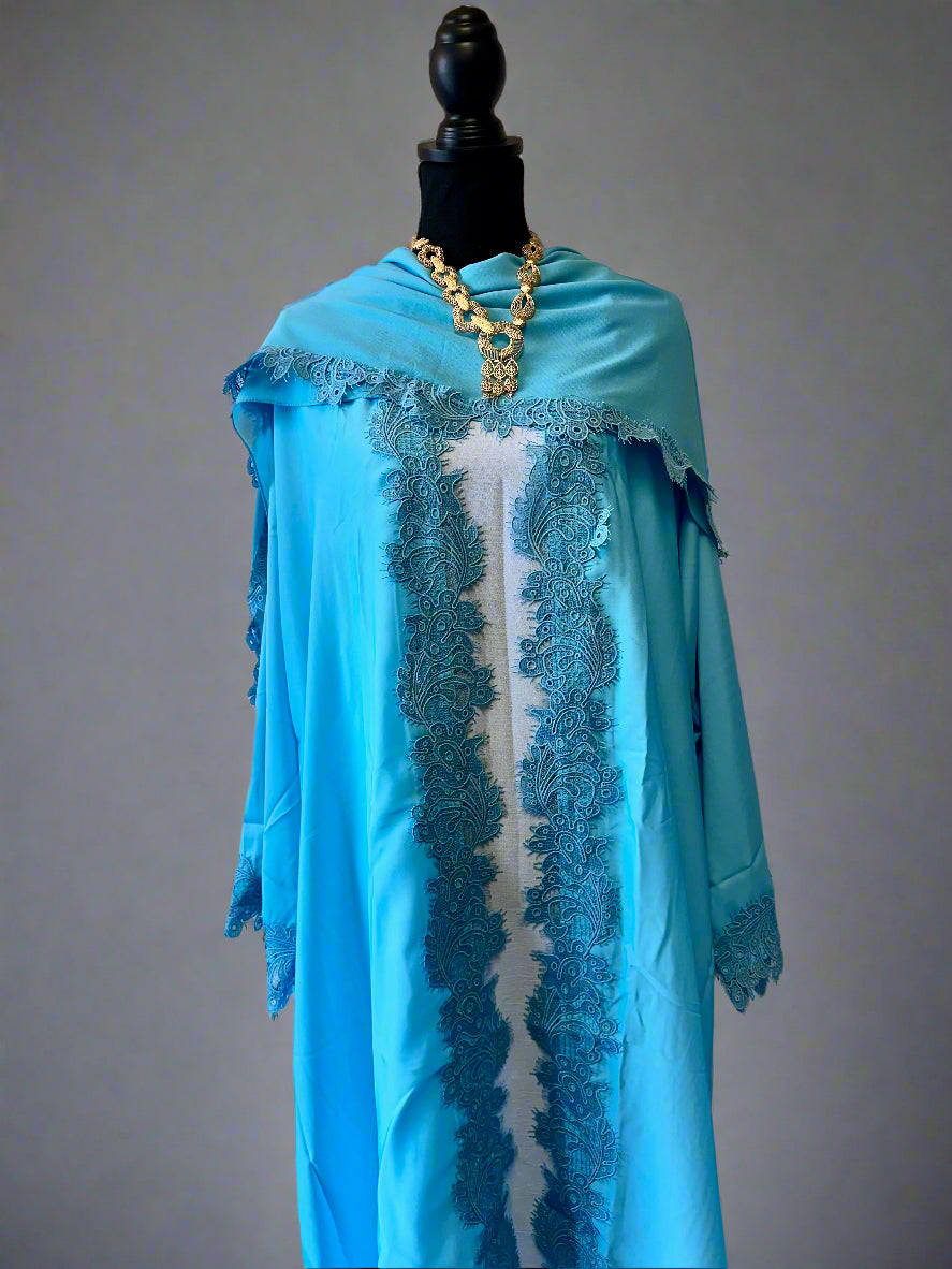 3 piece abaya
