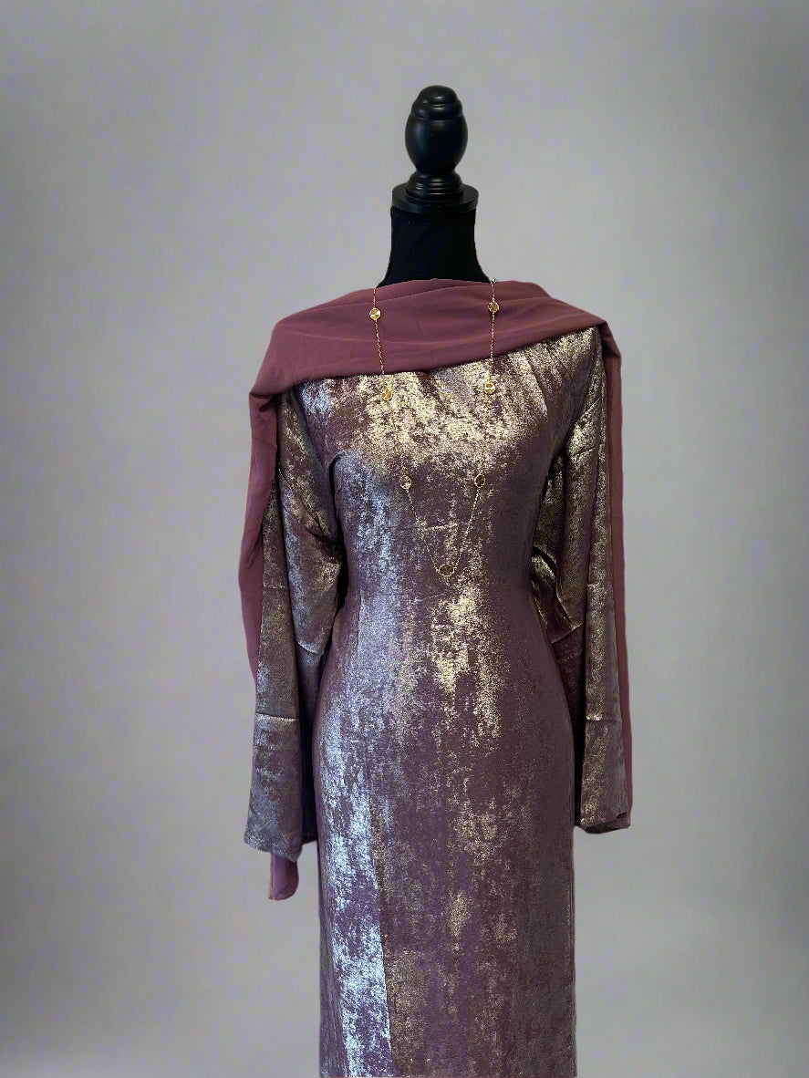 metallic dresses