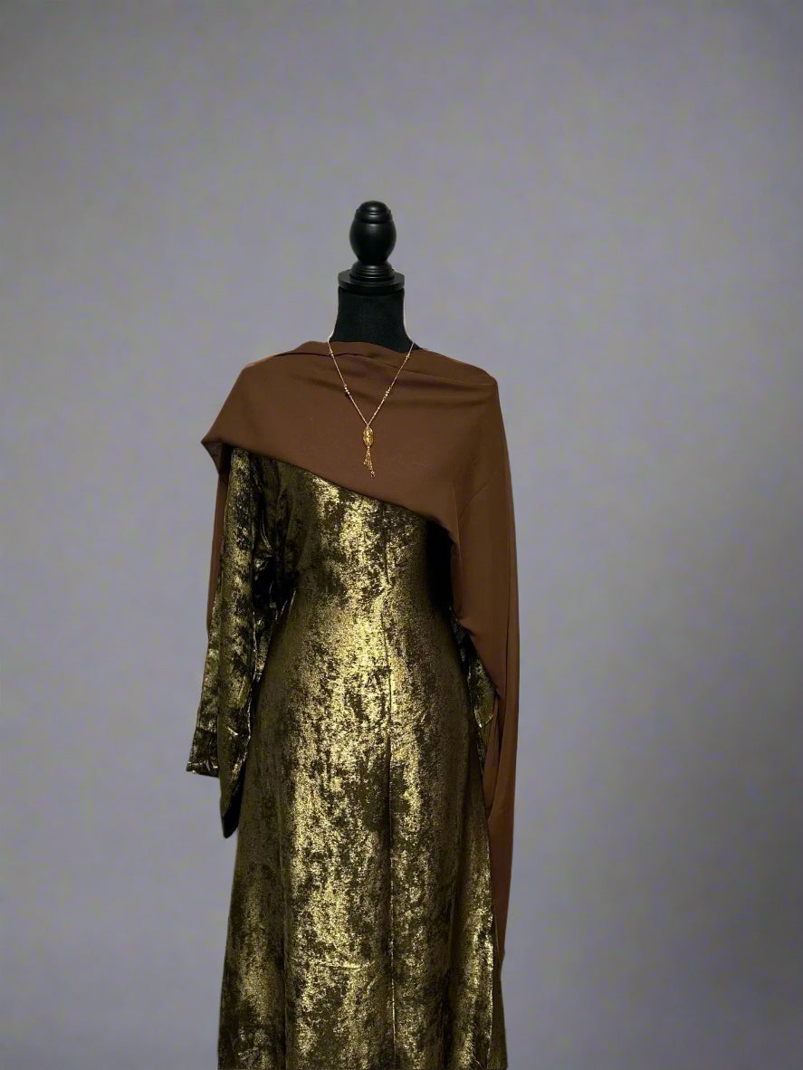 metallic dresses